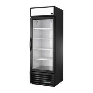 True aufrecht stehender Kühlschrank mit Einzeltür, Aluminium