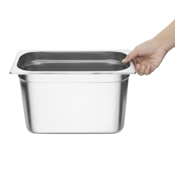 Vogue GN-Behälter Edelstahl 20cm GN1/3