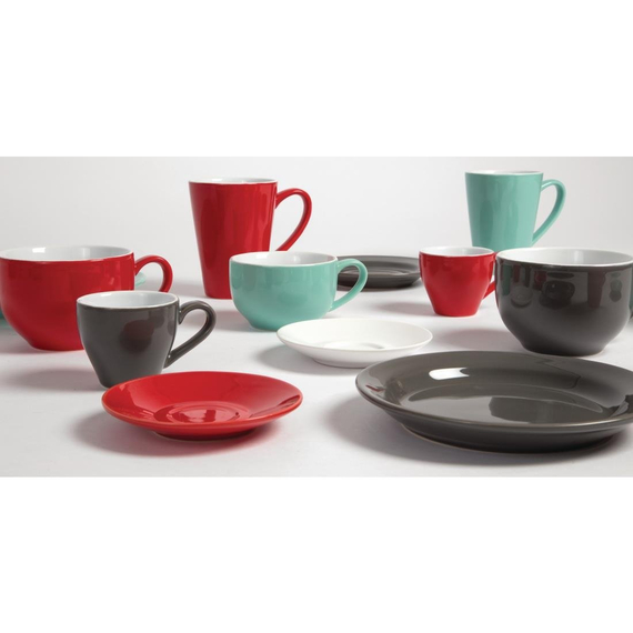 Olympia Cafe Untertassen rot 11,7cm (12 Stück)