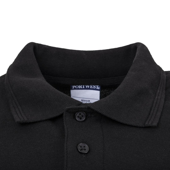 Unisex Poloshirt schwarz M