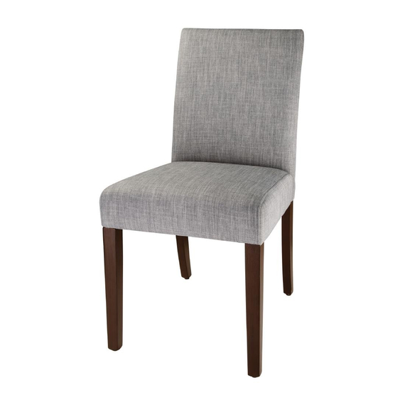 Bolero Chiswick Esszimmerstühle Holzkohle Grau (2er Pack) (2 Stück)