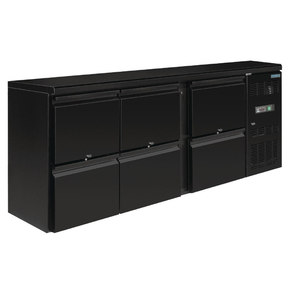 Polar Serie U Barkühlschrank 6 Schubladen