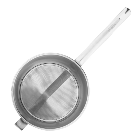 Vogue Spitzsieb mit Edelstahl-Gaze 20cm