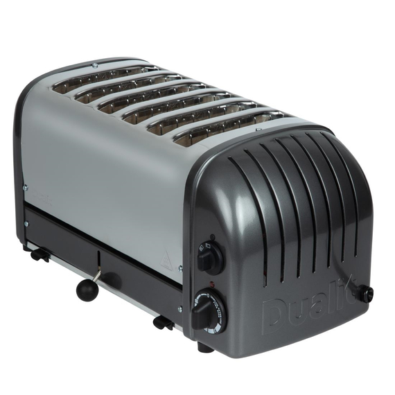 Dualit Toaster 60156 grau 6 Schlitze
