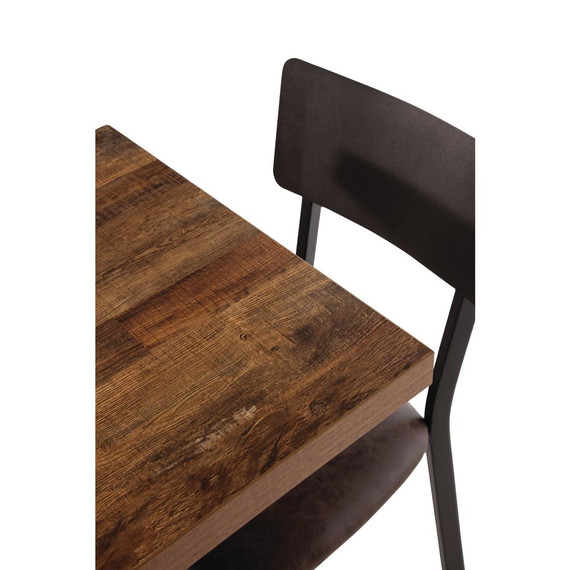 Bolero quadratische Tischplatte Urban Dark 70cm