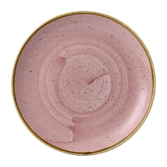 Churchill Stonecast Petal Pink Coupé-Teller, 228 mm, (12 Stück)
