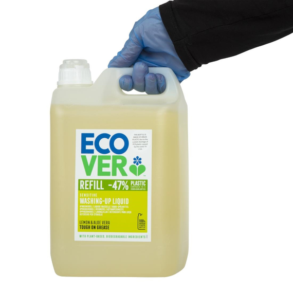 Ecover konzentriertes Spülmittel Zitrone und Aloe Vera 5L