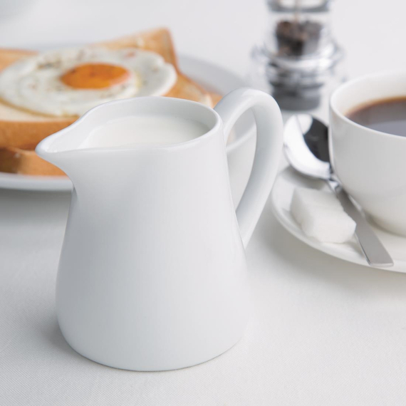 Olympia Whiteware Milchkännchen mit Henkel 21cl (6 Stück)