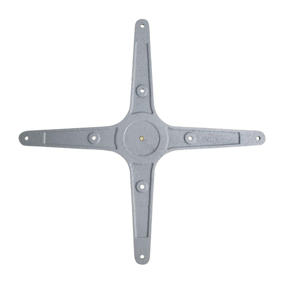 Bolero Doppeltischfuß Aluminium 67,3cm hoch (2 Stück)