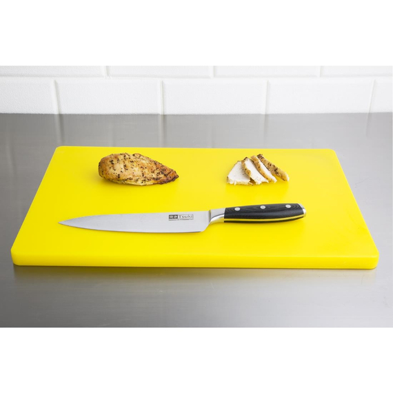 Hygiplas LDPE extra dickes Schneidebrett gelb 45x30x2cm