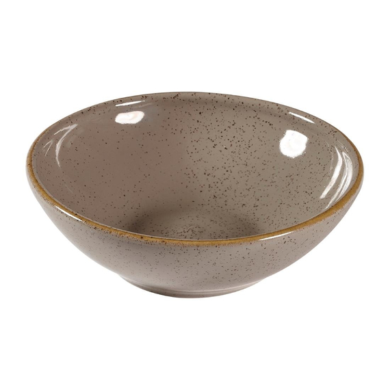 Churchill Stonecast Flache Schalen, Grau, 9 oz, 130 mm (12 Stück)