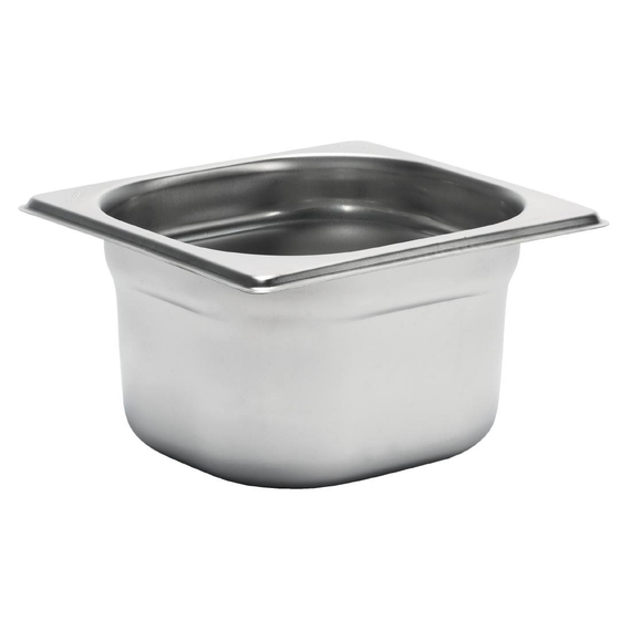 Gastro M Edelstahl GN-Behälter 10cm GN1/6