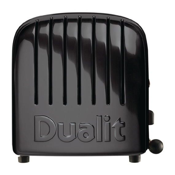 Dualit Toaster 60145 schwarz 6 Schlitze