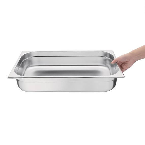 Vogue GN-Behälter Edelstahl 10cm GN1/1