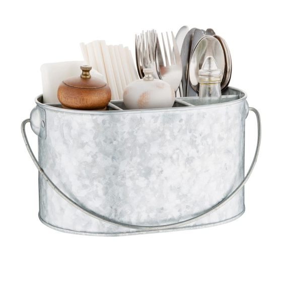 Olympia Table Caddy aus verzinktem Stahl