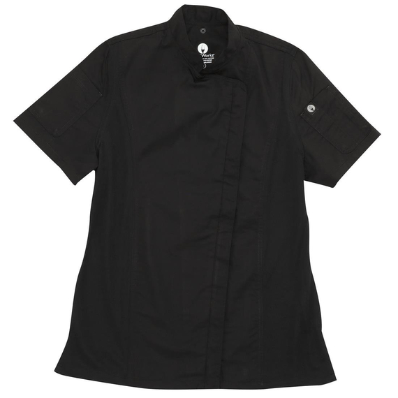 Chef Works Damen Springfield Zip Chefs Jacke Schwarz S