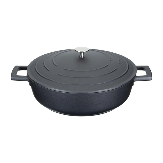 Masterclass Stielkasserolle flach 4Ltr