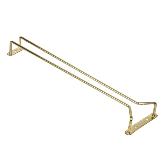 Gläserschiene Messing 41cm