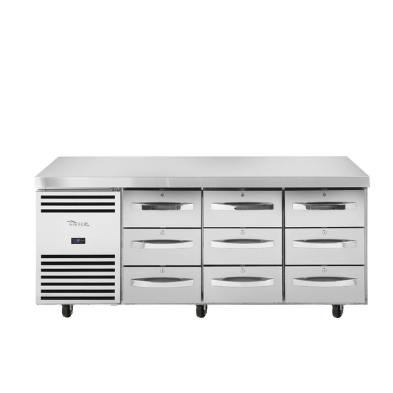 True Schubladen-Thekenkühlschrank TCR1/3