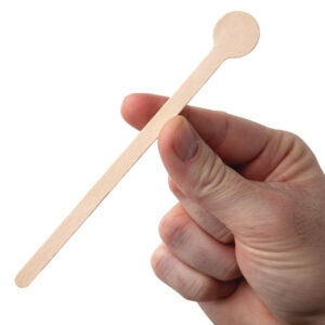 Fiesta Compostable biologisch abbaubare Cocktailrührer aus Holz 15cm (100 Stück)