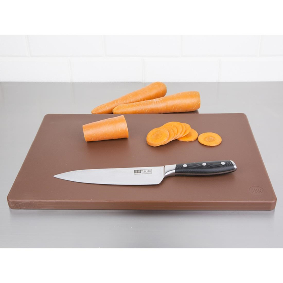 Hygiplas LDPE extra dickes Schneidebrett braun 45x30x2cm