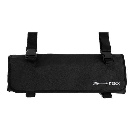 Dick Messer Textil-Rolltasche mit 11 Fächern