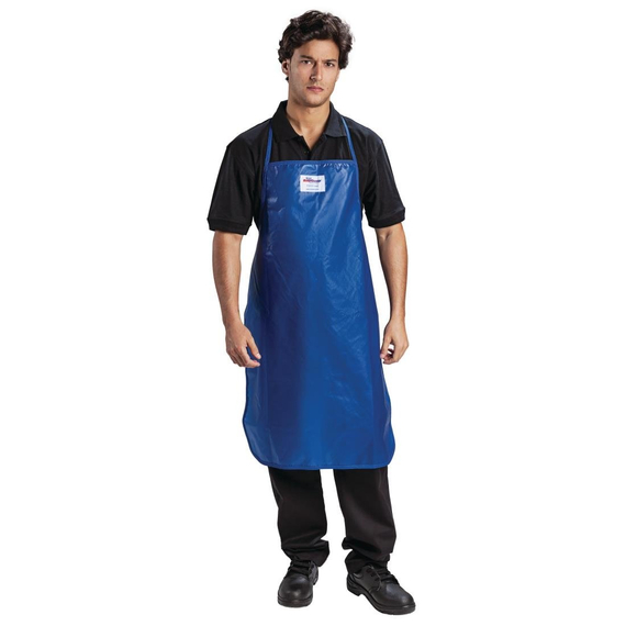 Burnguard Quicklean Nylon-Halterschürze blau
