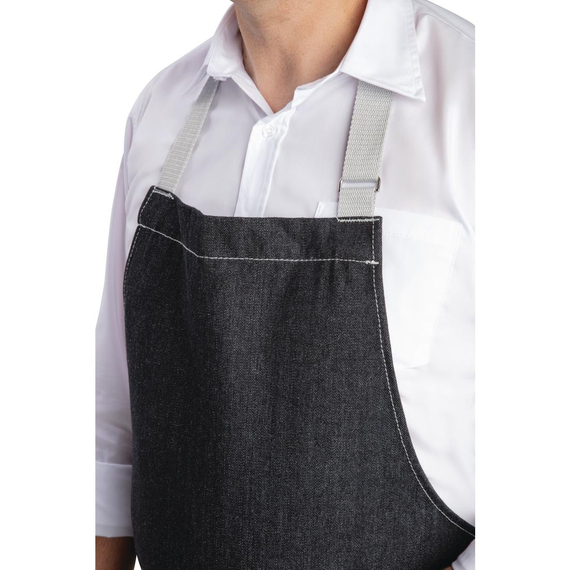 Southside Denimlatzschürze schwarz