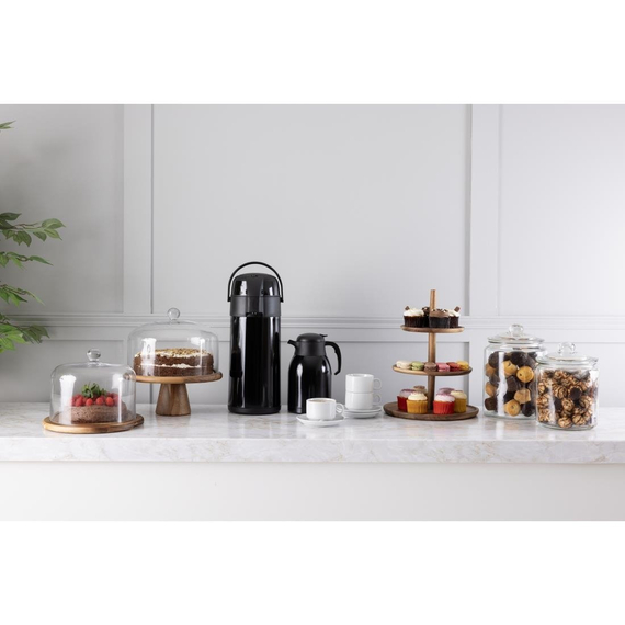Olympia Tortenständer Kuppel aus Glas