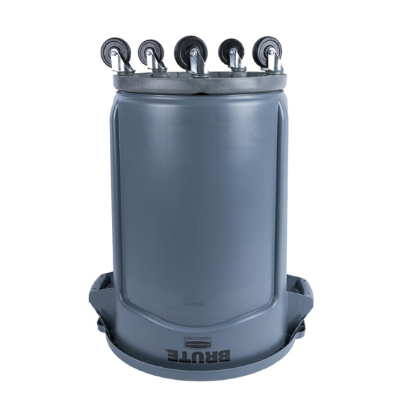 Rubbermaid BRUTE Abfalleimer grau 121L