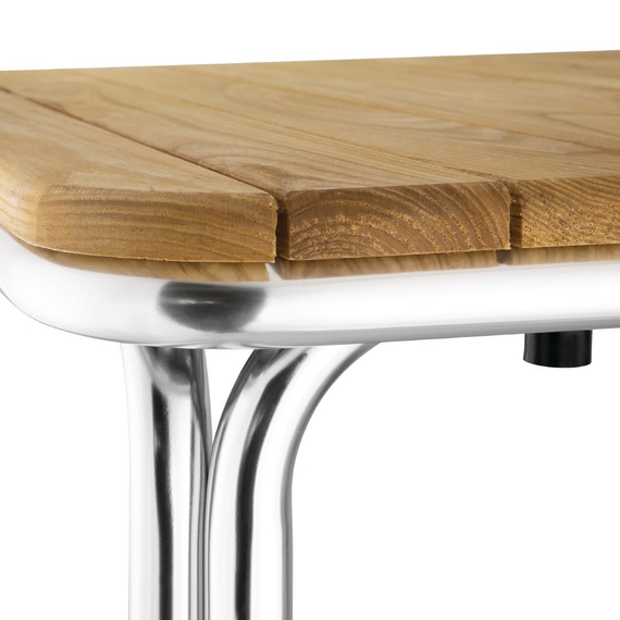 Bolero quadratischer Tisch Eschenholz 4 Beine 70cm