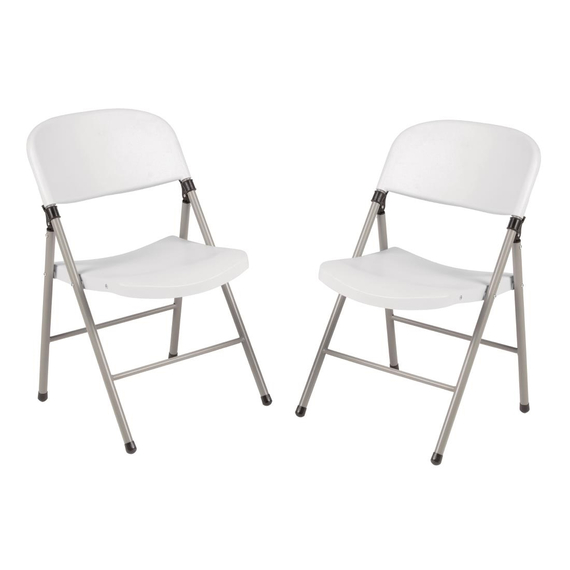 Bolero Klappstühle weiß (2 Stück)