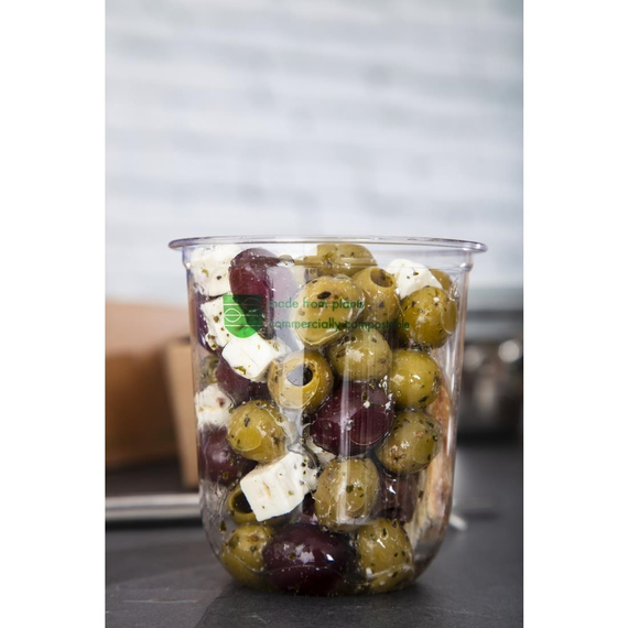 Vegware 96 Serie kompostierbare runde Behälter 473ml (1000 Stück)