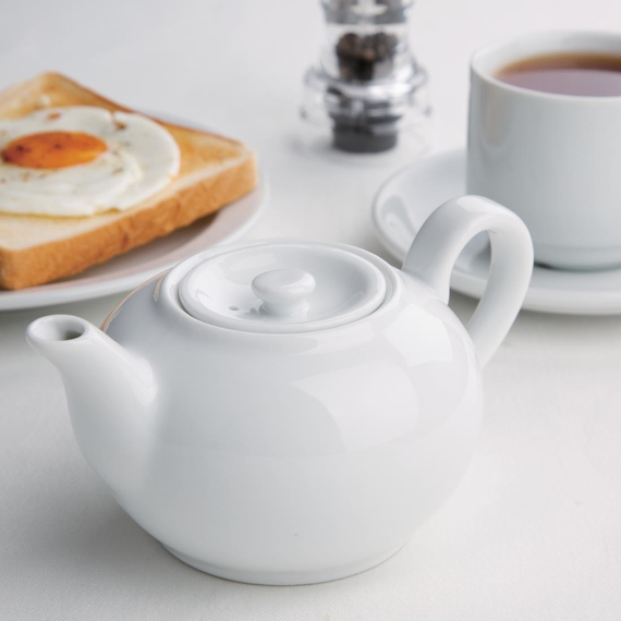 Olympia Whiteware Teekannen 42,6cl (4 Stück)