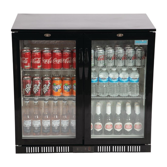 Polar Serie G Barkühlschrank mit 2 Klapptüren 198L