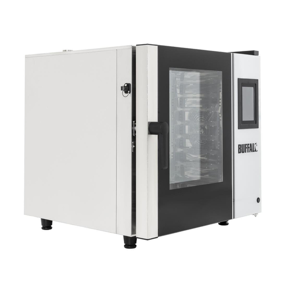 Buffalo Freistehender Smart Touchscreen Kombiöfen 7 x GN 1/1 mit Installationskit