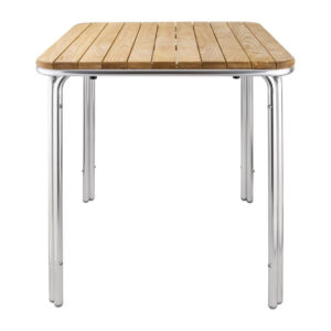 Bolero quadratischer Tisch Eschenholz 4 Beine 70cm