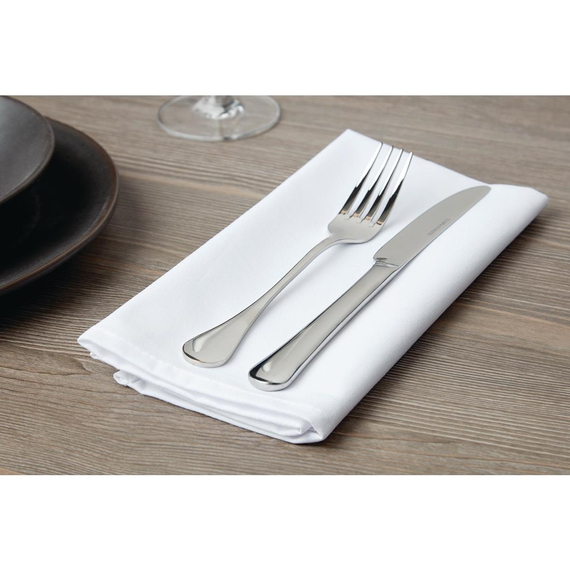 Mitre Essentials Occasions Servietten weiß 51cm (10 Stück)