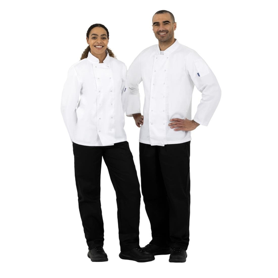 Whites Vegas Kochjacke lange Ärmel weiß XL