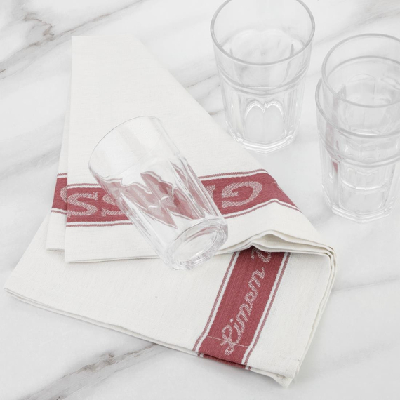 Vogue Gläsertuch rot