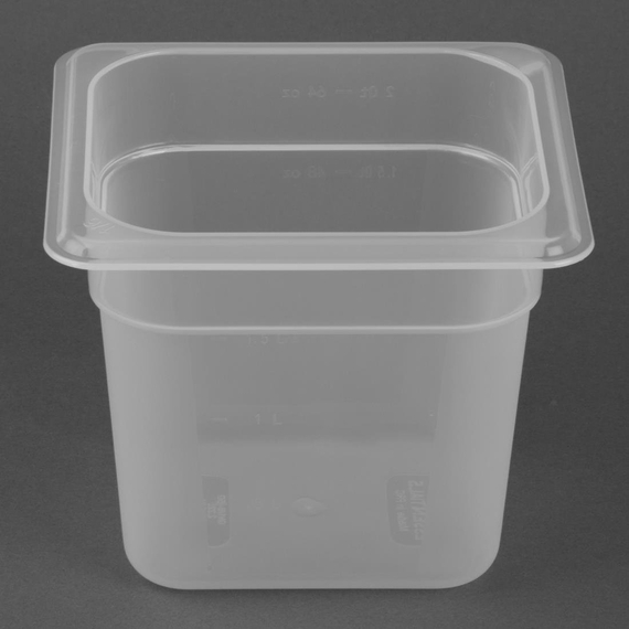 Nisbets Essentials Polypropylen 1/6 Gastronorm Behälter 150mm