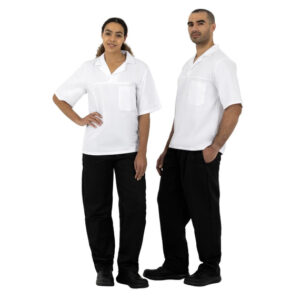 Whites Vegas Unisex Kochhose Polycotton Schwarz L (5 Stück)