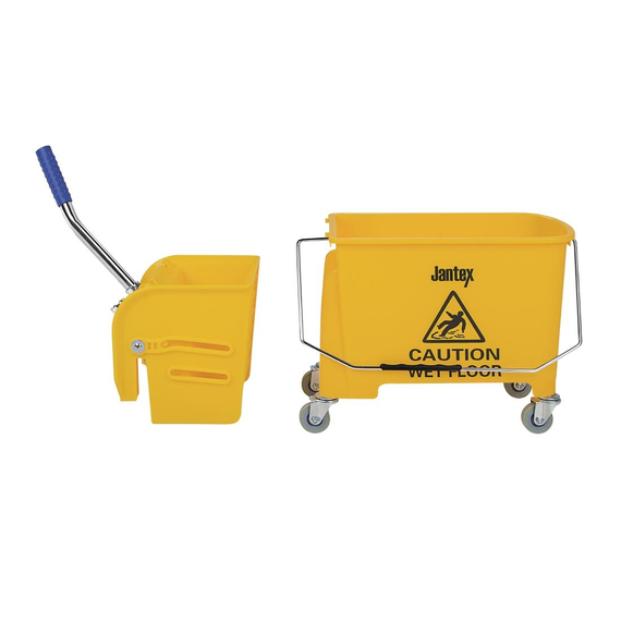 Jantex Moppeimer mit Mopppresse gelb 20L