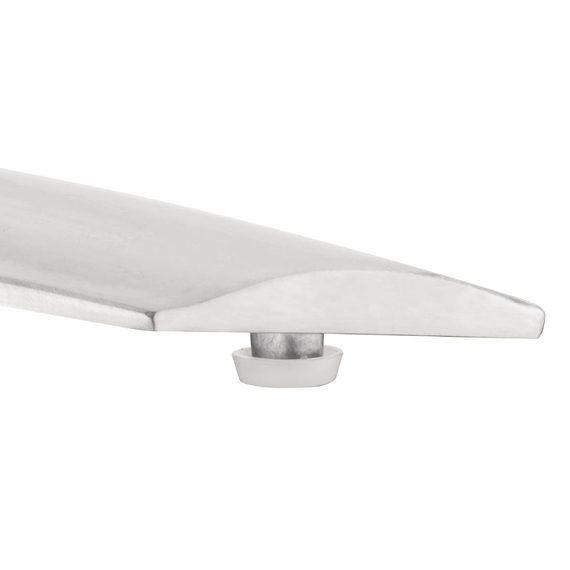 Bolero quadratischer klappbarer Tisch Edelstahl 1 Bein 60cm