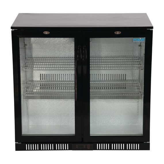 Polar Serie G Barkühlschrank mit 2 Klapptüren 198L
