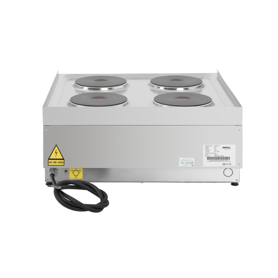 Buffalo 600 Series 4-Platten-Elektroherd