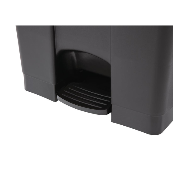 Jantex Küchenpedaleimer schwarz 87L