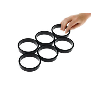 Matfer Bourgeat Exoglas Tortenring 80mm (6 Stück)