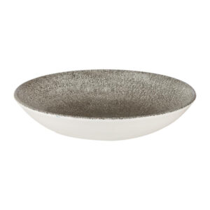 Churchill Studio Prints Raku-Coupé-Schüsseln, rund, Quarzschwarz, 248 mm, (12 Stück)