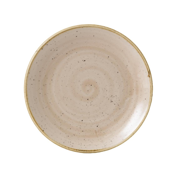 Churchill Stonecast Coupe-Teller, Muskatcreme, 165 mm, (12 Stück)